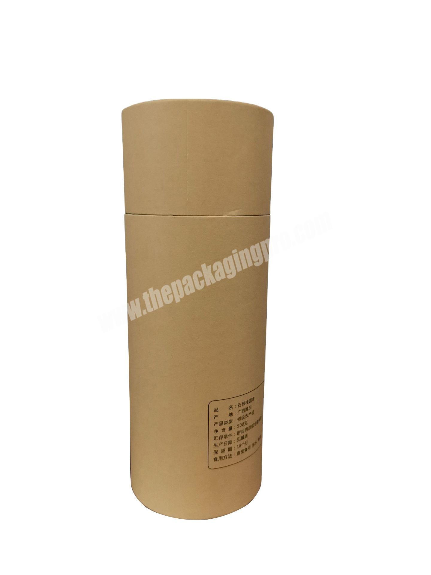 Custom Logo Cylinder Packaging Custom Paper Tube Tea Caddy Food Packaging Gift Box Cylinder