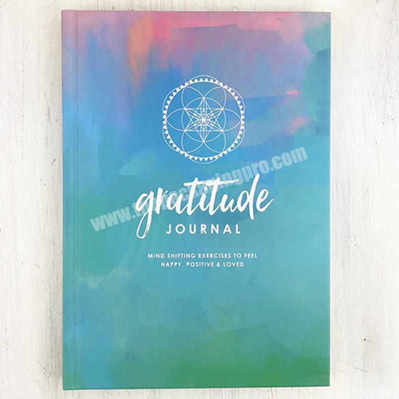 Custom Logo Design Printing Inspirational Gratitude Planner Journal