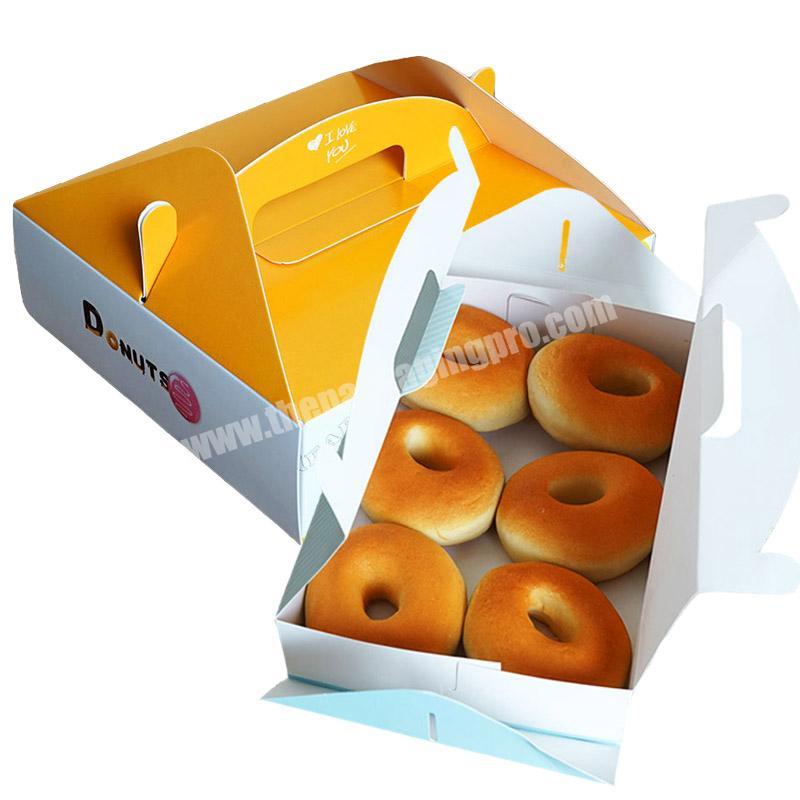 Custom Logo Eco Friendly Wholesale Paper Donut Packaging Box For Donut