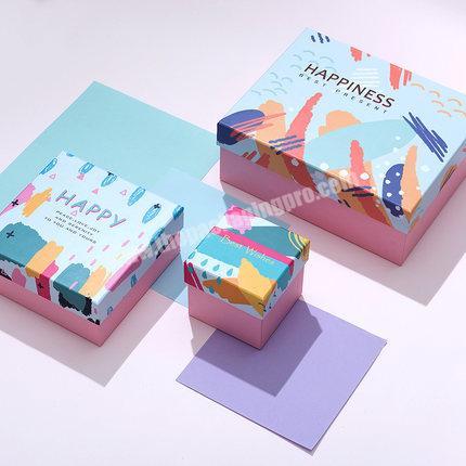 Custom Logo Printed Rigid Paper Boxes For Gift Packaging