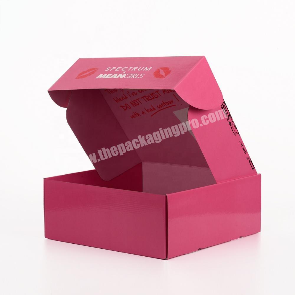 Custom Logo Printing Carton Garment Packing Shipping Apparel Box Ecommerce Postal Boxes