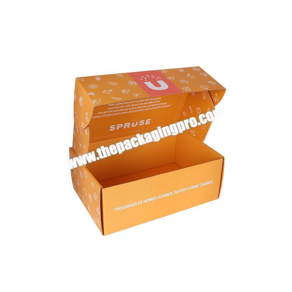Printed Flat Packaging Custom Corrugated Shipping Boxes with Logo