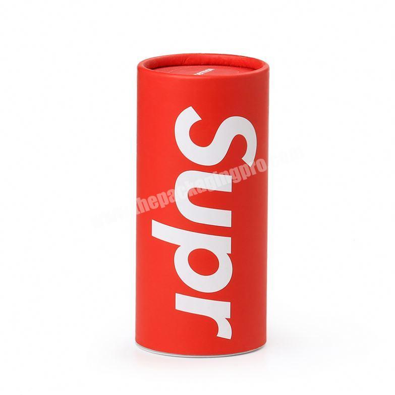 Custom Logo Recycled Paper Tissue Box Cylinder Round Tube