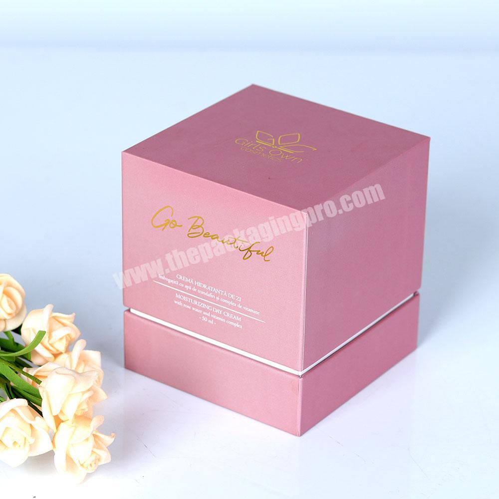 Custom Logo White Insert Cardboard Cylinder Perfume Bottle Essential Oil Packaging Gift Paper Boxes