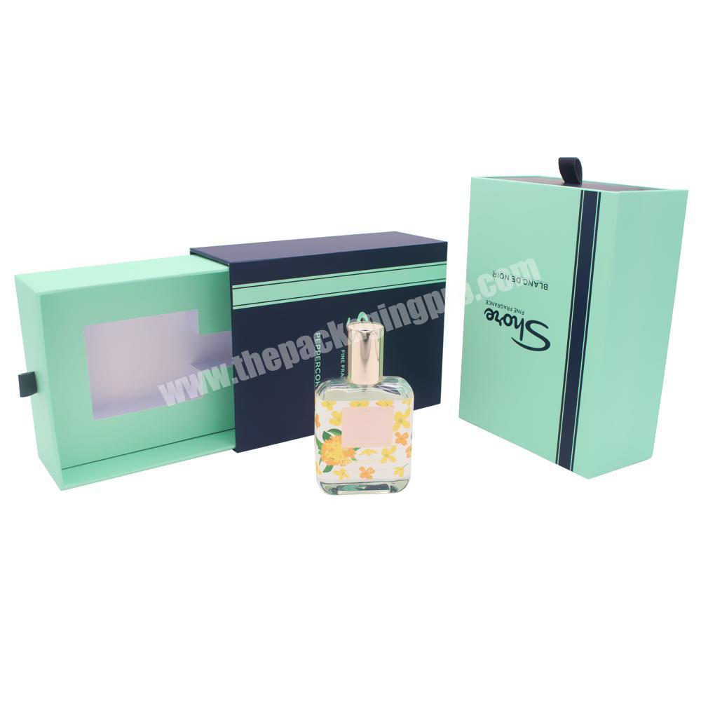 Custom Logo luxury parfum verpackung perfume box packaging and printing fashion drawer hard box designs for perfume