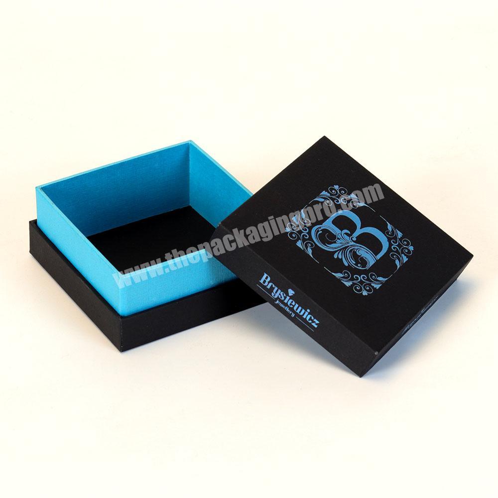 Custom Luxurious Earring Rings Bangle Bracelet Glitter Paper Gift Box With Satin Insert