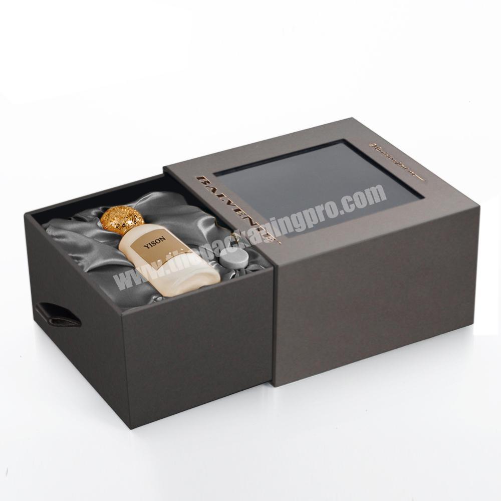 Custom Luxury Arabic Bottle Perfume Box With Window