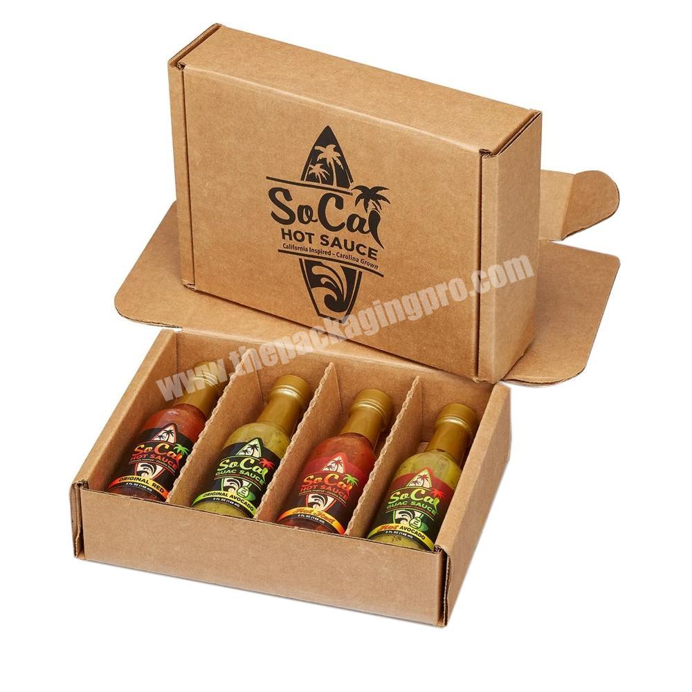 Custom Luxury Hot Sauce Packaging Shipping Box