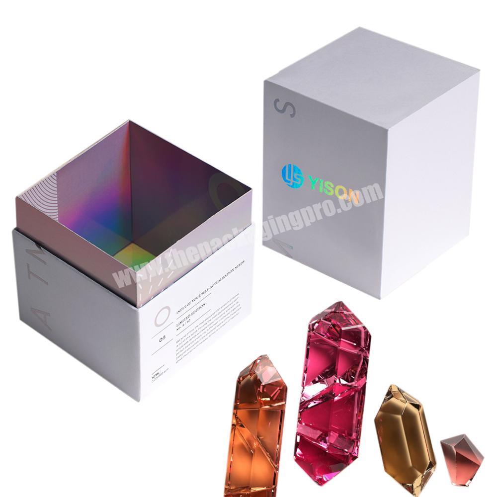 Custom Luxury Paper Cardboard Cristales Gemstone Crystal Box Packing Gemstone Crystals Gift Box Packaging Box For Crystal