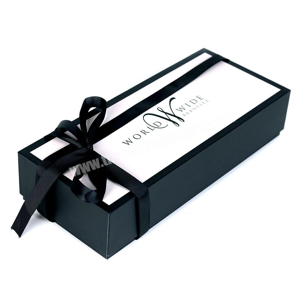 Custom Luxury Pink Top Lid Box Paper Cardboard Gift Box For Clothing Bags Packaging
