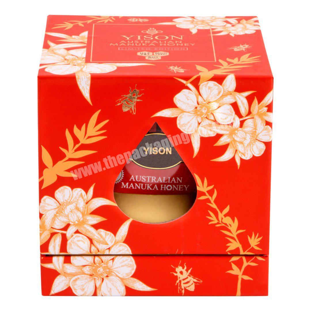 Custom Luxury Royal Bee Honey Bottle Packaging Gift royal honey box
