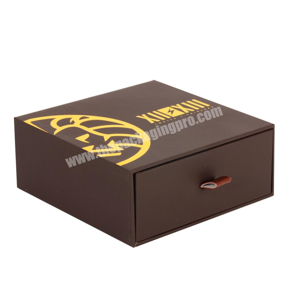 Custom Luxury Small Slide Open Cardboard Drawer Storage caja de regalo Giftbox