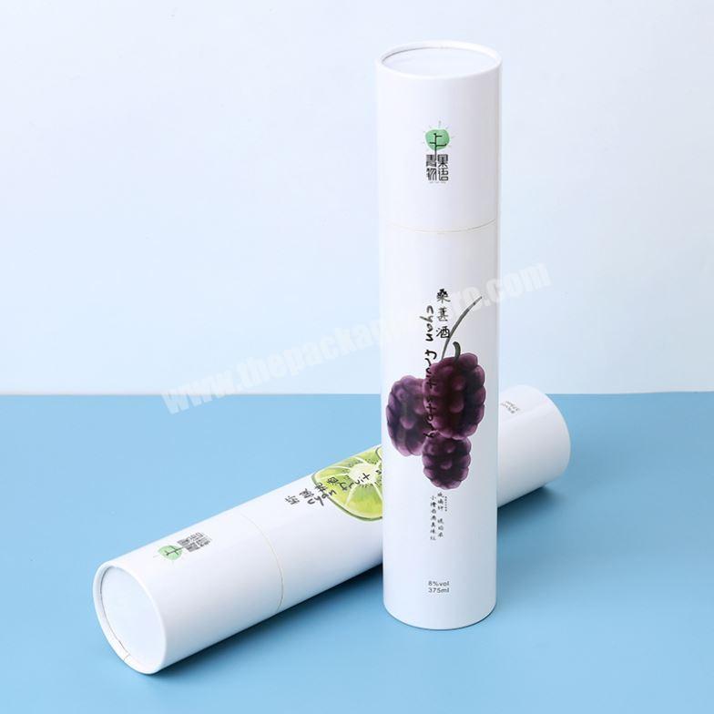 Custom Made New Design Fancy Paper Tube For Wine