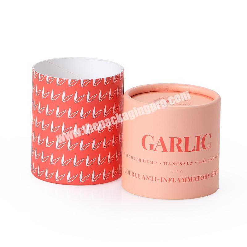 Hot Sale Custom Printed Cardboard Cosmetic Container Round Essential Oil Paper Cylinder Box Deodorant Tube Biodegradable