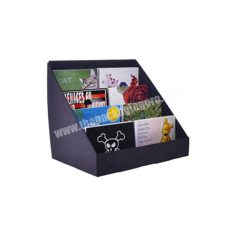 Custom POP Paper Table Display Retail Cardboard Countertop Display for Book