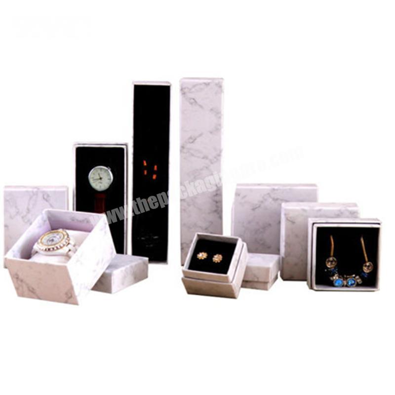 Custom Paper Jewelry Box Recycle Cardboard Gift Package Box with Foam Insert
