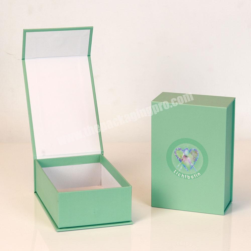Custom Printed Cardboard Gift Boxes With Magnetic Lid Luxury Jewelry Packaging Box With Logo Printing