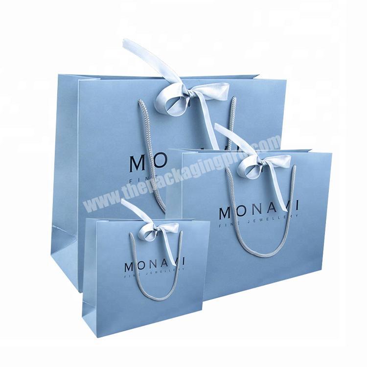 Custom Printed Luxury Retail Paper Shopping Bag, Low Cost Paper Bag, Clothing Paper Bag