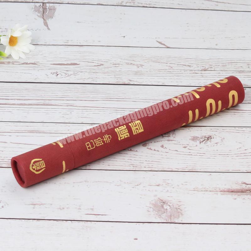 General purpose kraft paper tube, incense paper tube, customized color painting tube package