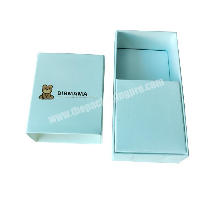 Custom Printing New Product White Small Sliding Paper Drawer Box Logo Simple Packaging Boxes Gift Packaging Paper Board