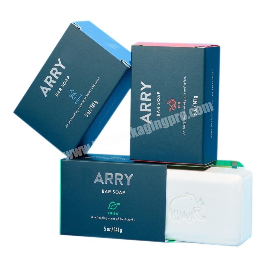Custom Private Label Soap Wrapping Box For Soap Kraft