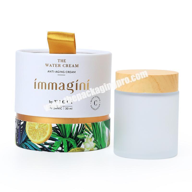 factory price biodegradable paper packaging cardboard gift round tube box cosmetic packaging Eyelash Perfume Packaging