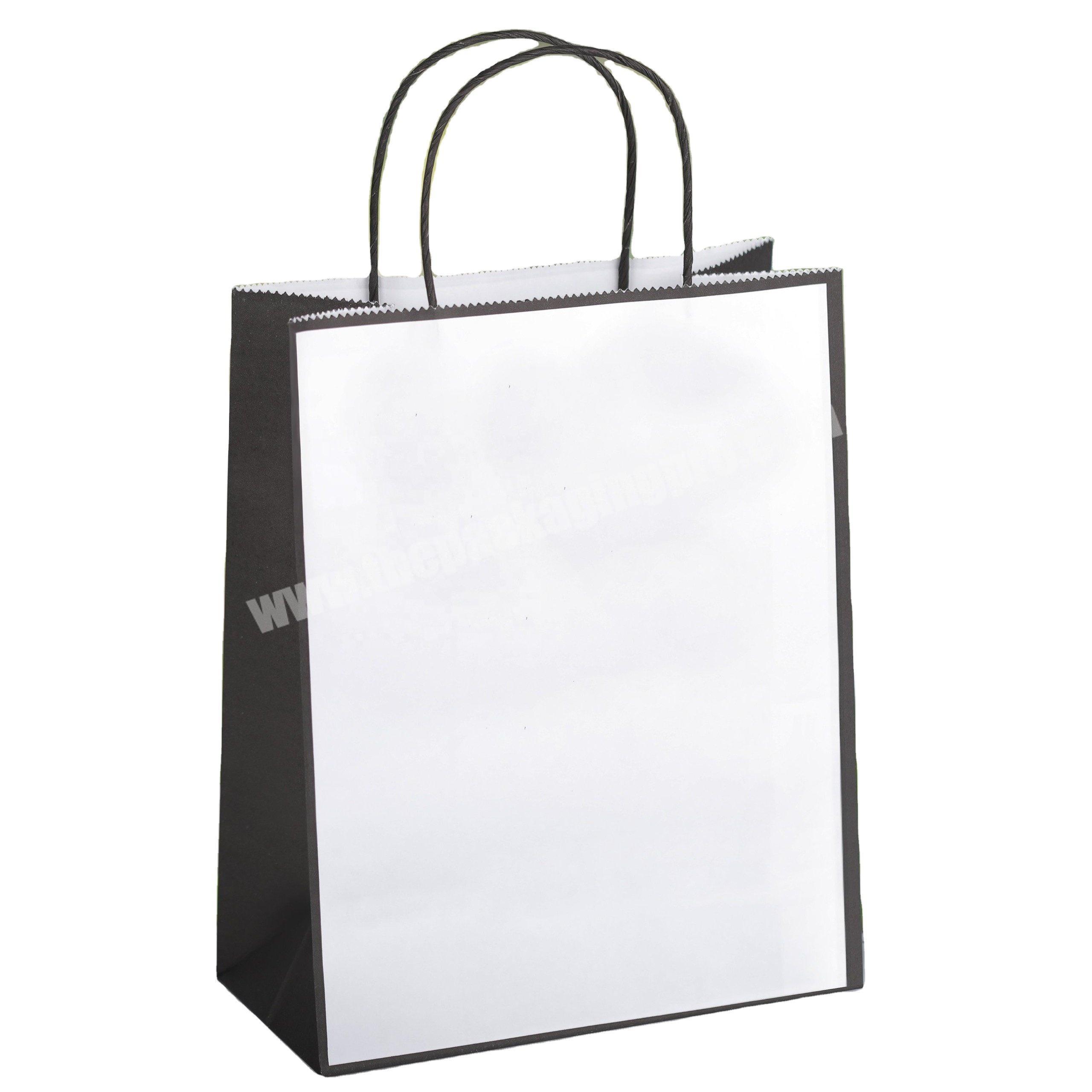 Custom Recycled Kraft Paper Shopping Gift Eyeglasses Packaging Bag For Optical Shop