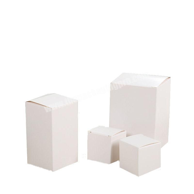 Custom Small Cheap Price White  Printing logo Packaging Paper Box