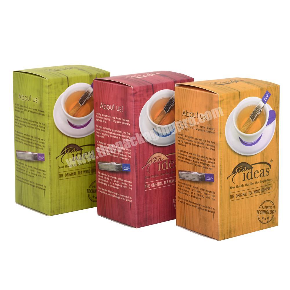 Custom Tea Bags Paper Box Packaging For Tea Bag