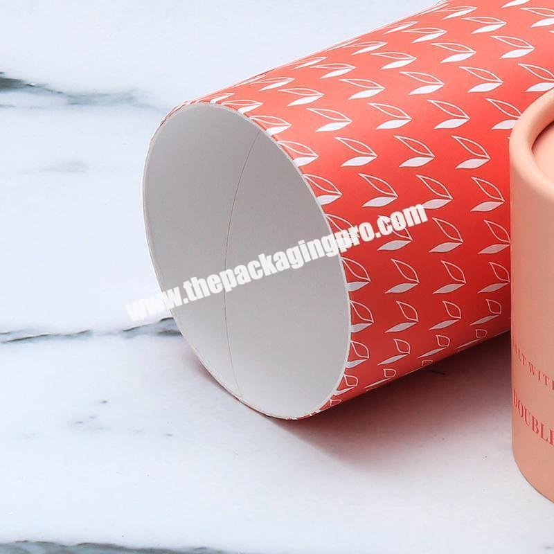 Custom Tea Candle Jigsaw puzzle cardboard Paper Round Cylinder Cardboard Packaging Tubes tube For colorful Gifts