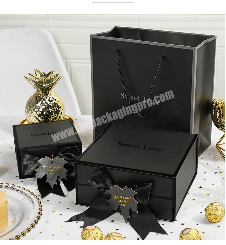 Custom advanced color carton black box cardboard packaging lipstick gift packaging gift box