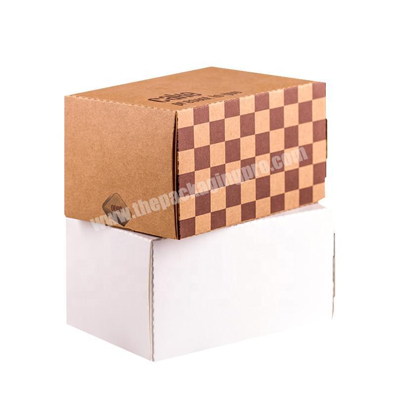 Custom cardboard paper brownie  packaging box