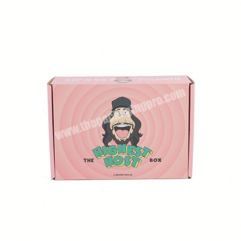 Custom corrugated paper mailer retail box for coffee cups packaging box