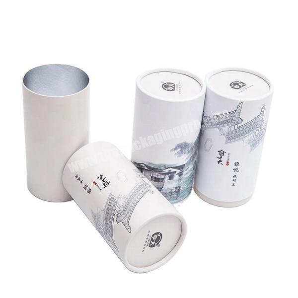 Custom Printing Food Canister Wholesale Cardboard Paper Round Box Cylinder Box Paper Canister