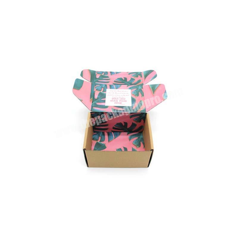Custom design CMYK printing Luxury baby clothes packaging paper shipping box