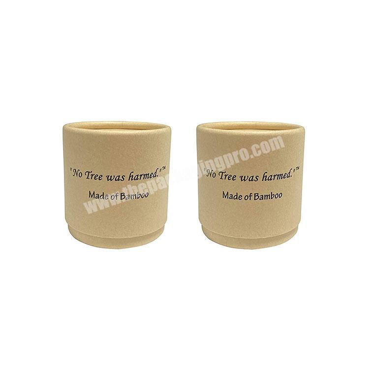 Custom  eco-friendly packaging compostable  round paper tube container