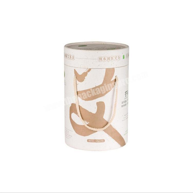Custom eco packaging paper jar kraft round core paper cosmetic tube for lip balm,deodorant,lipstick
