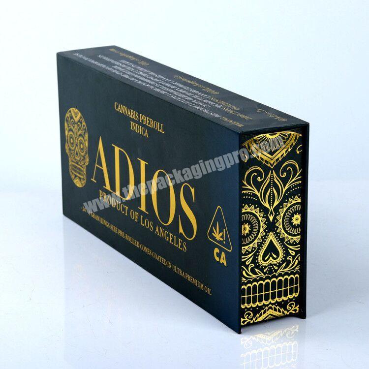 Luxury custom printed paper cardboard gold stamping logo makeup cosmetic packaging perfume gift box