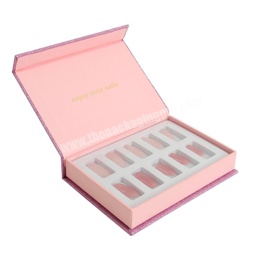 Custom logo luxury cosmetics makeup skin care set gift paper packaging box
