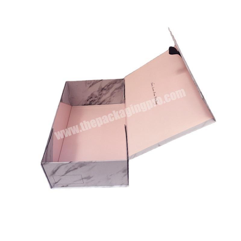Custom logo luxury jewelry packaging box with EVA insert paper box hard cover gift box With Logo