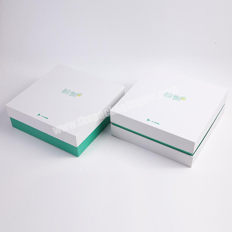 Custom logo luxury jewelry packaging box with EVA insert paper box hard cover gift box
