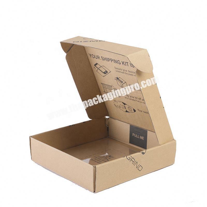 beautiful corrugated cup packaging box with insert and custom logo