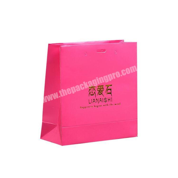 Custom logo packaging gift jewelry paper bag for jewelry