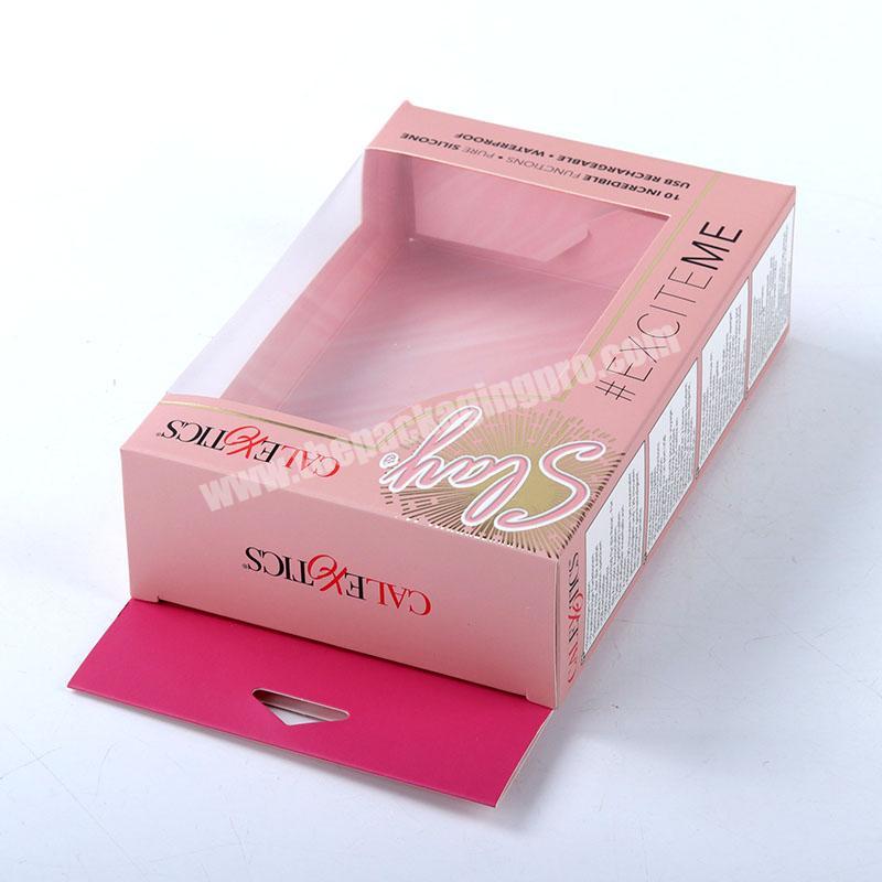 Custom logo packaging retail hanging paper packaging boxes for electronic products with clear window