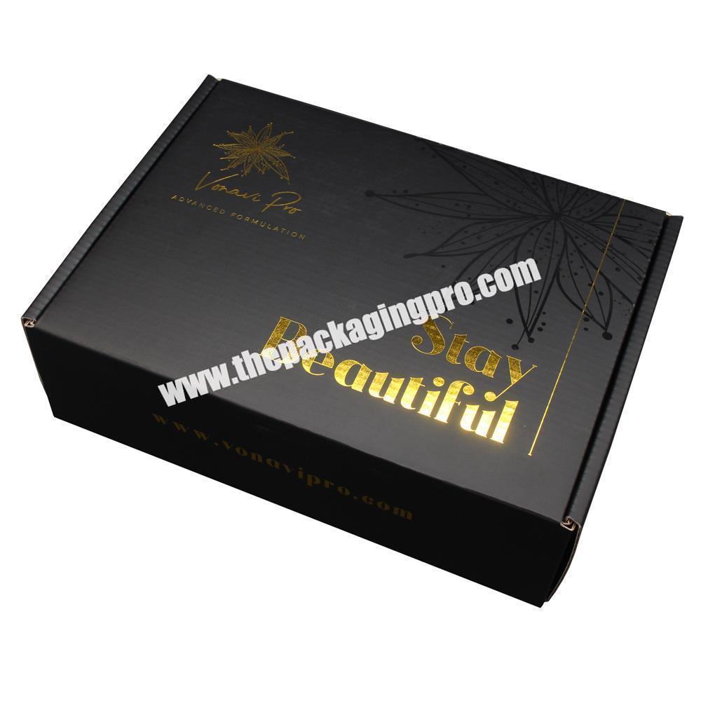 Personalised cardboard scatola cartone small black postal mailing shipping packaging boxes custom logo