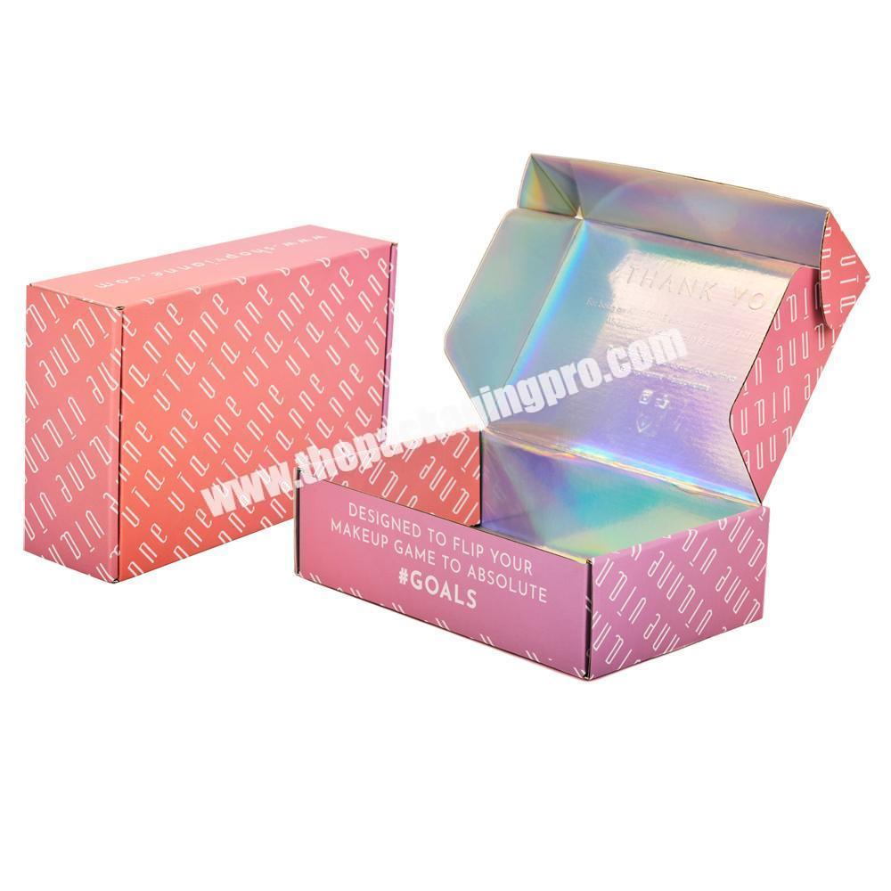Custom Logo printed paper foldable recycling shipping boxes packaging recycled