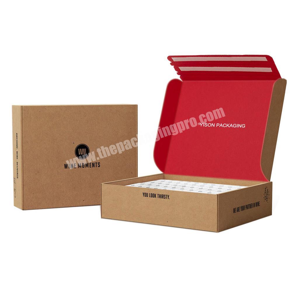 Custom logo printed paper cajas de envio amazon uline shipping boxes packaging supplies e commerce box with logo