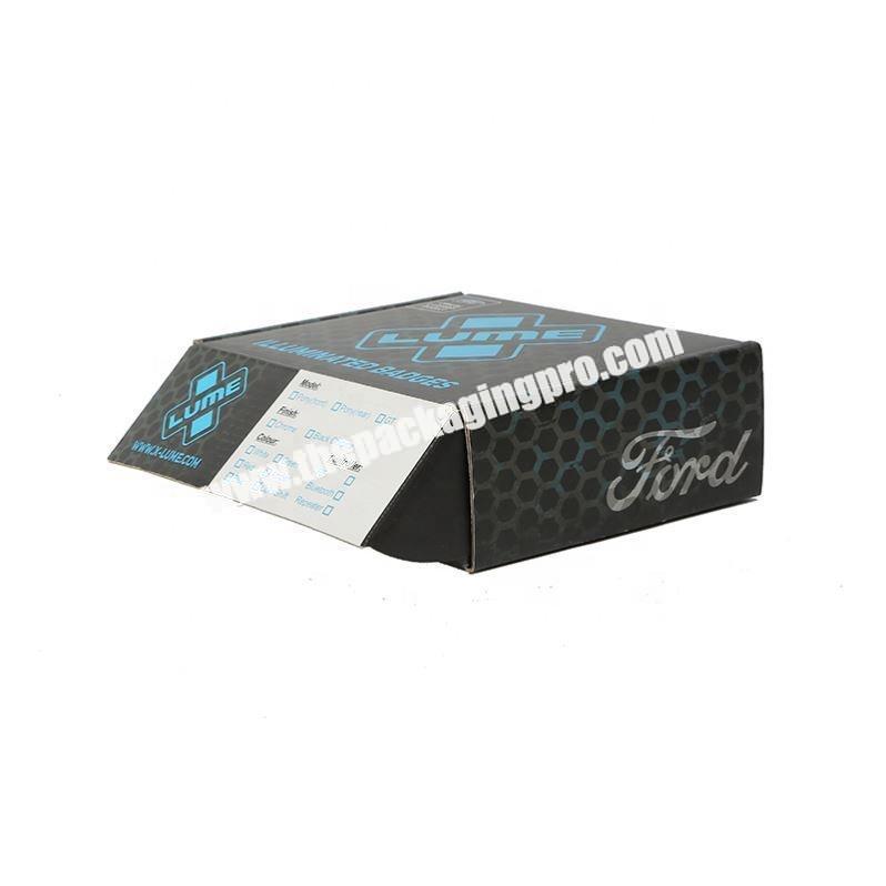 High quality Custom design corrugated cosmetic stand counter wholesale display box