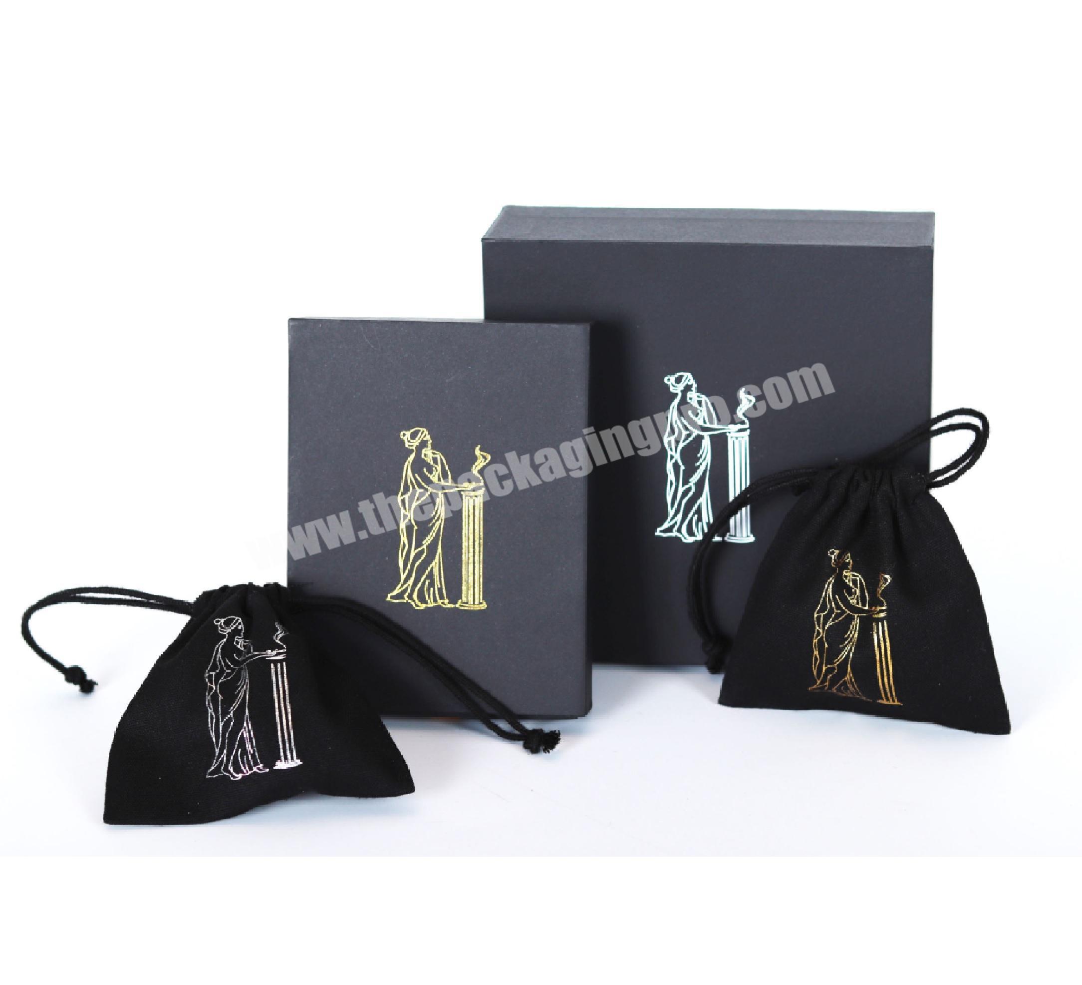 Custom paper drawer hair boxes packaging with velvet bags for wholesale