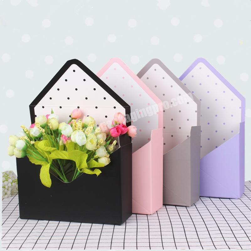 Custom paper gift flower box luxury cylindrical packaging hat scarf box